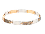 Load image into Gallery viewer, Platinum &amp; Rose Gold Bracelet for Men JL PTB 1091   Jewelove.US
