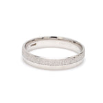 Load image into Gallery viewer, Designer Half Rough Texture Japanese Platinum Love Bands with JL PT 1023   Jewelove.US
