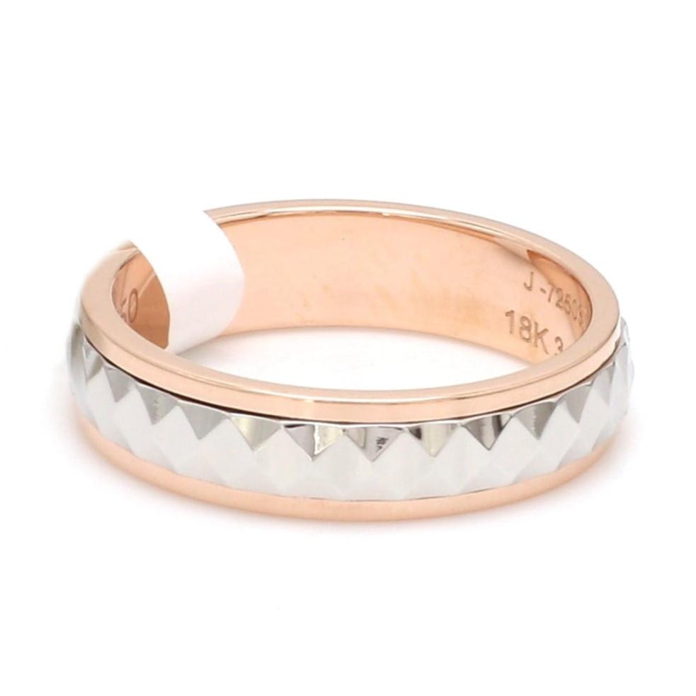 Designer Platinum & Rose Gold Ring for Women JL PT 1122