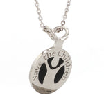 Load image into Gallery viewer, Platinum with Enamel Save the Children Pendant JL PT P 306   Jewelove.US
