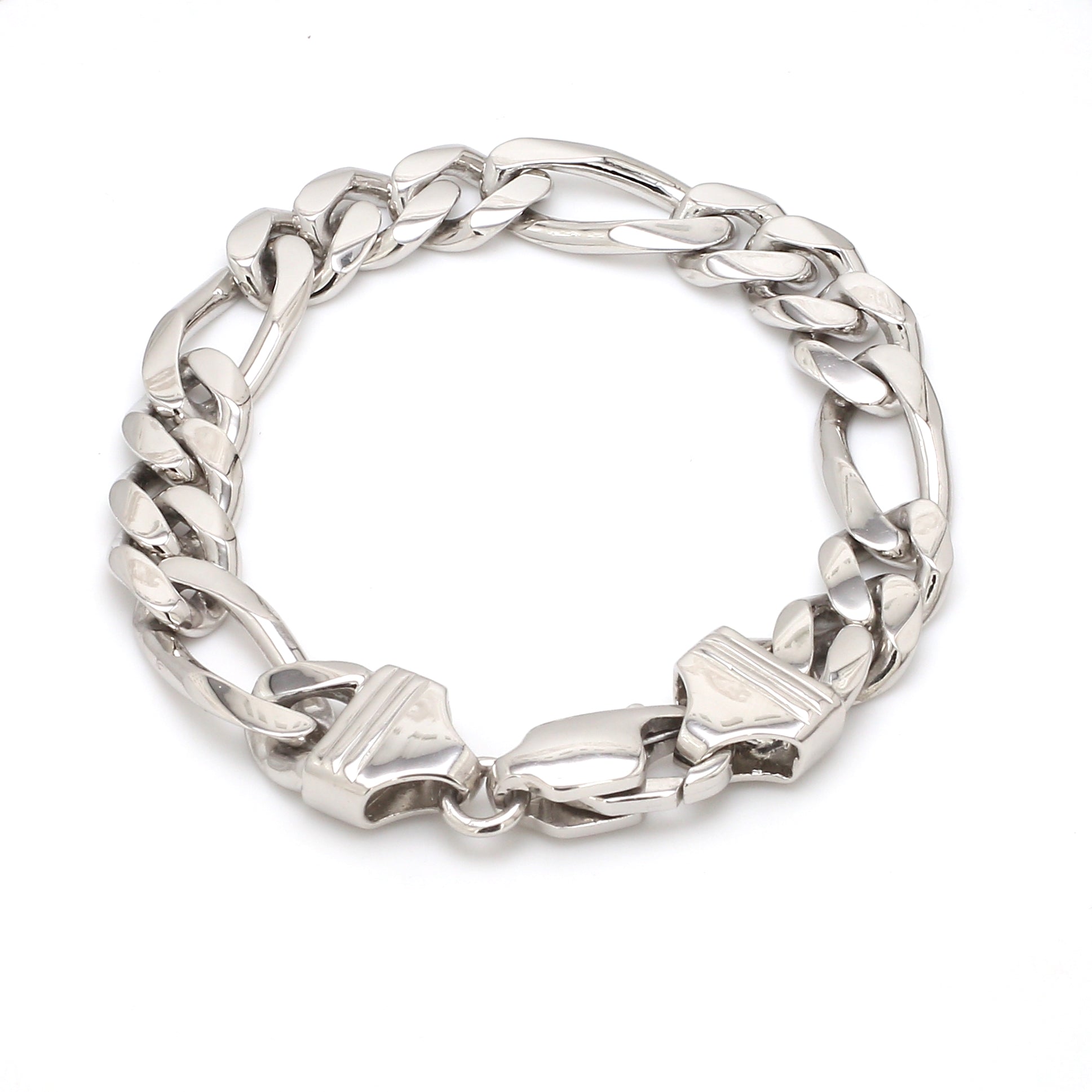 Heavy Platinum Bracelet for Men JL PTB 800   Jewelove.US