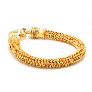 22K Yellow Gold Bracelet for Men JL AU   Jewelove.US