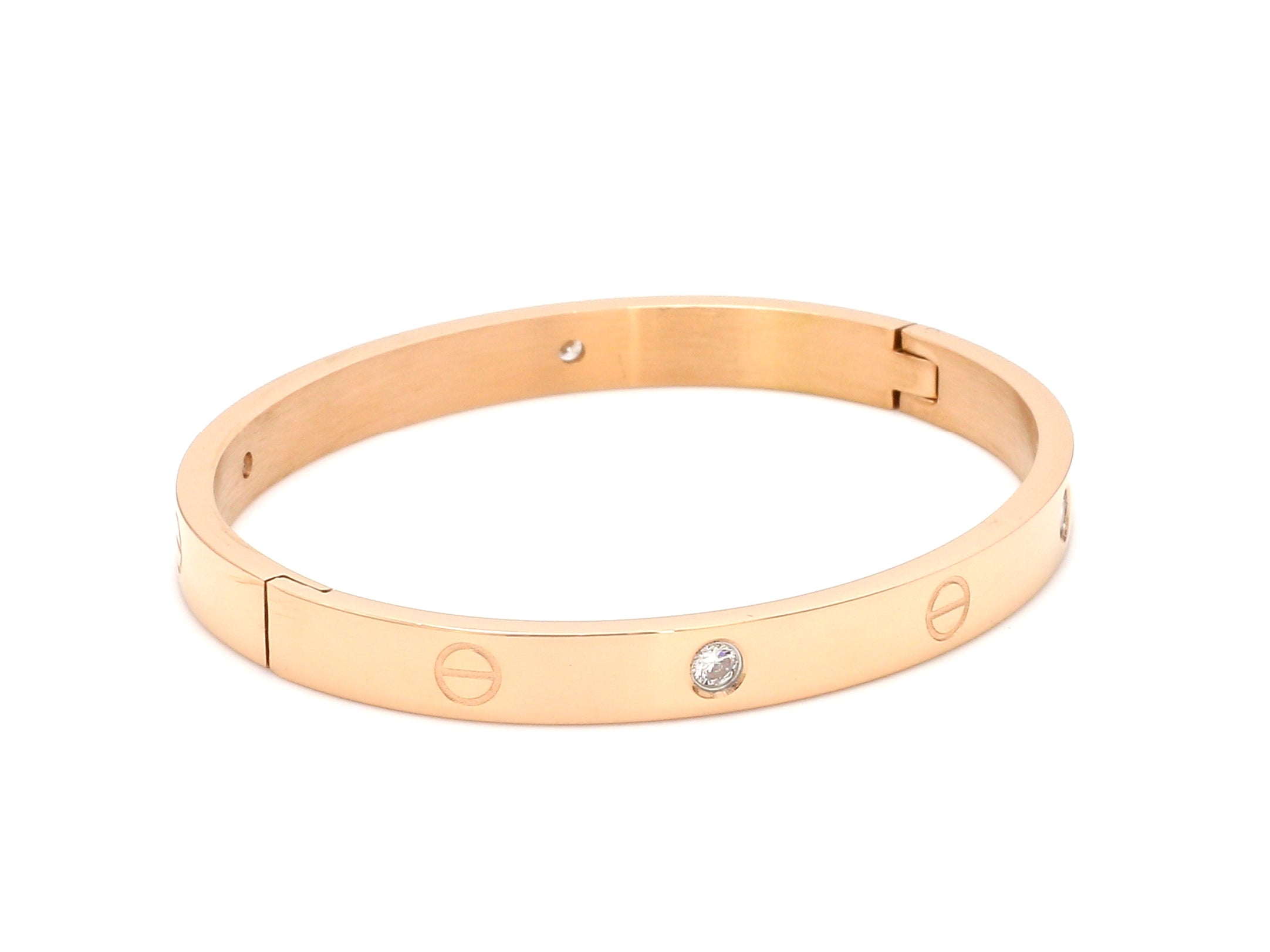 18K Rose Gold Diamond Bracelet for Men   Jewelove.US