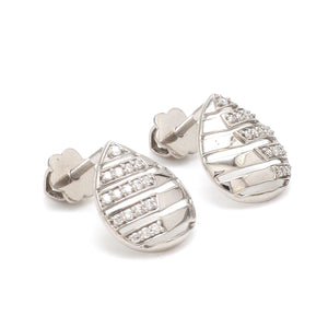 Evara Platinum Diamonds Earrings for Women JL PT E 234   Jewelove.US