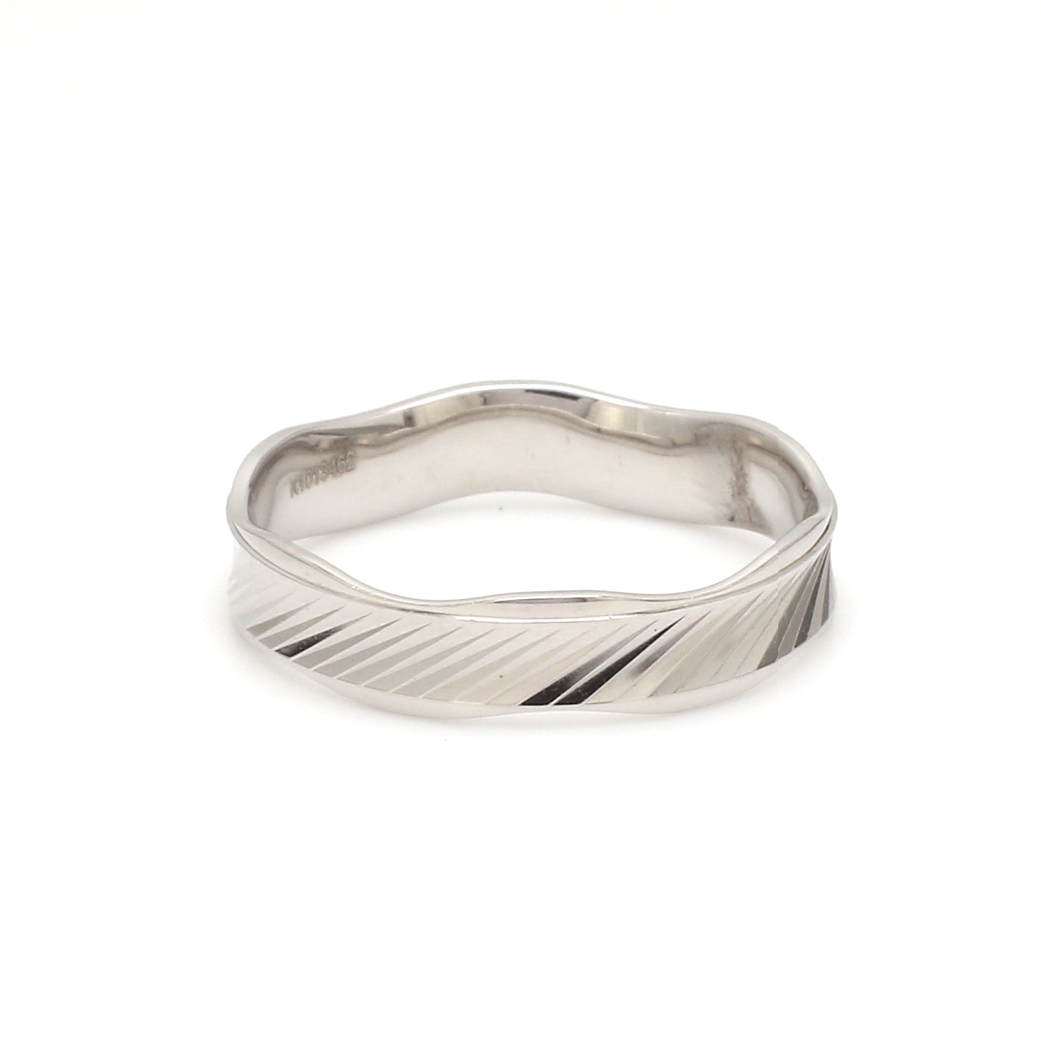 Side View of New Japanese Platinum Unisex Men's Rings JL PT 1154