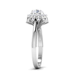 Load image into Gallery viewer, 0.30cts. Solitaire Designer Platinum Double Halo Diamond Engagement Ring JL PT 6603-A   Jewelove.US
