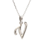 Load image into Gallery viewer, Alphabet Platinum Pendants JL PT P Alphabet-1   Jewelove.US
