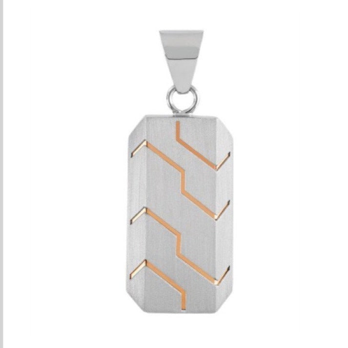 Men of Platinum | Pendant for Men with Rose Gold JL PT P 285