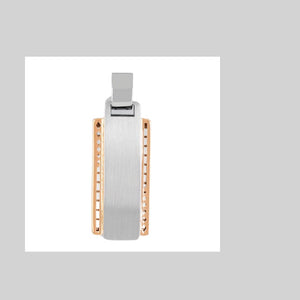 Men of Platinum | Pendant for Men with Rose Gold JL PT P 283   Jewelove.US