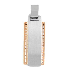 Men of Platinum | Pendant for Men with Rose Gold JL PT P 283   Jewelove.US