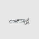 Load and play video in Gallery viewer, 0.50cts. Princess Cut Diamond Solitaire Platinum Engagement Ring JL PT 0074
