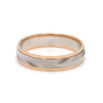 Load image into Gallery viewer, Unisex Platinum &amp; Rose Gold Couple Love Band Rings JL PT 1124   Jewelove.US
