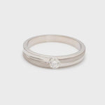 Load and play video in Gallery viewer, Designer Solitaire Platinum Engagement Ring for Men JL PT 315

