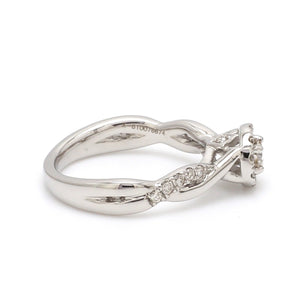 Platinum Solitaire Couple Rings JL PT 983