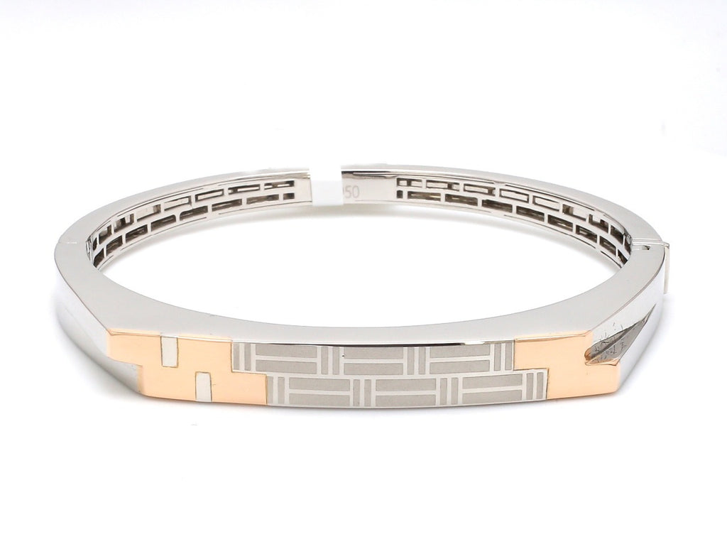 Designer Platinum & Rose Gold Bracelet for Men JL PTB 1084   Jewelove.US