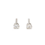 Load and play video in Gallery viewer, 20 pointer Solitaire Diamond Earrings in Platinum JL PT E 152
