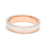 Load image into Gallery viewer, Platinum Love Bands with Rose Gold Step JL PT 925 - A   Jewelove.US
