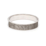 Load image into Gallery viewer, 4mm Customised Fingerprint Platinum Rings JL PT 270 - 4mm   Jewelove.US
