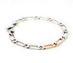 Load image into Gallery viewer, Platinum &amp; Rose Gold Fusion Bracelet JL PTB 714   Jewelove.US
