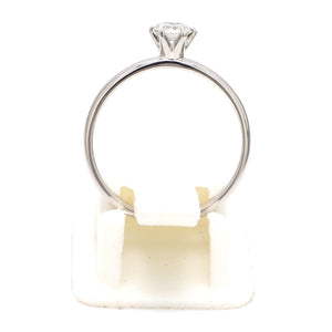 20 Pointer Classic 6 Prong Solitaire Ring made in Platinum SKU 0012-A   Jewelove.US