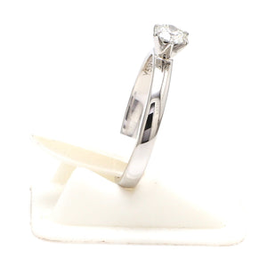 20 Pointer Classic 6 Prong Solitaire Ring made in Platinum SKU 0012-A   Jewelove.US