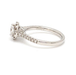 Load image into Gallery viewer, 40-Pointer Platinum Solitaire Engagement Ring with Diamond Halo &amp; Shank JL PT 671   Jewelove.US
