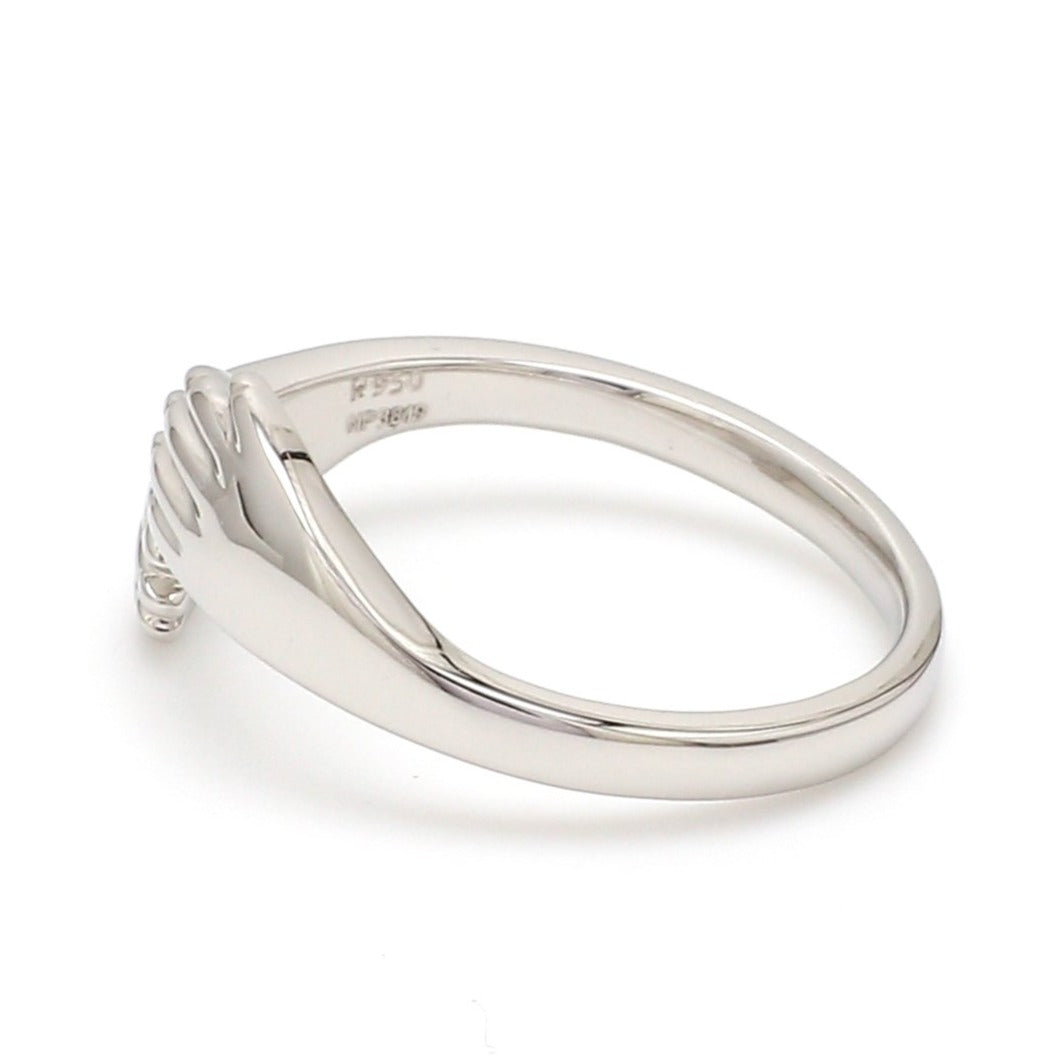 Platinum Hug Unisex Ring JL PT 938   Jewelove.US