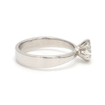 Load image into Gallery viewer, 0.70 cts. 6 Prong Tapered Platinum Solitaire Ring JL PT 17
