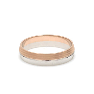 Designer Unisex Platinum & Rose Gold Couple Rings JL PT 1150  Men-s-Ring-only Jewelove.US