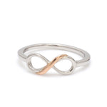 Load image into Gallery viewer, Platinum &amp; Rose Gold ring for women JL PT 1142   Jewelove
