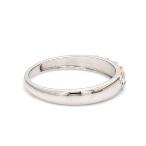 Platinum & Rose Gold Couple Rings JL PT 999