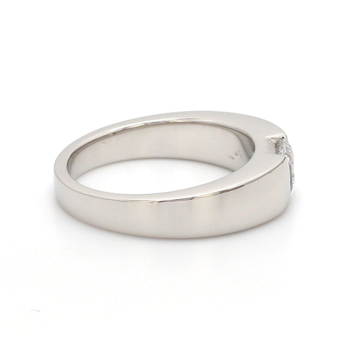 Customised Platinum Ring with AD