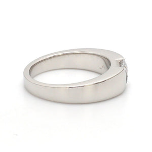 Customised Platinum Ring with AD
