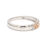 Load image into Gallery viewer, Platinum &amp; Rose Gold Couple Rings JL PT 999
