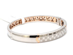 Load image into Gallery viewer, Designer Platinum &amp; Rose Gold Chess Bracelet for Men JL PTB 1082   Jewelove.US

