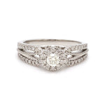 Load image into Gallery viewer, 15-Pointer Designer Platinum Diamond Engagement Ring JL PT G-102-A
