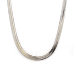 Load image into Gallery viewer, 5mm Japanese Double Snake Platinum Chain for Men JL PT CH 1120   Jewelove.US
