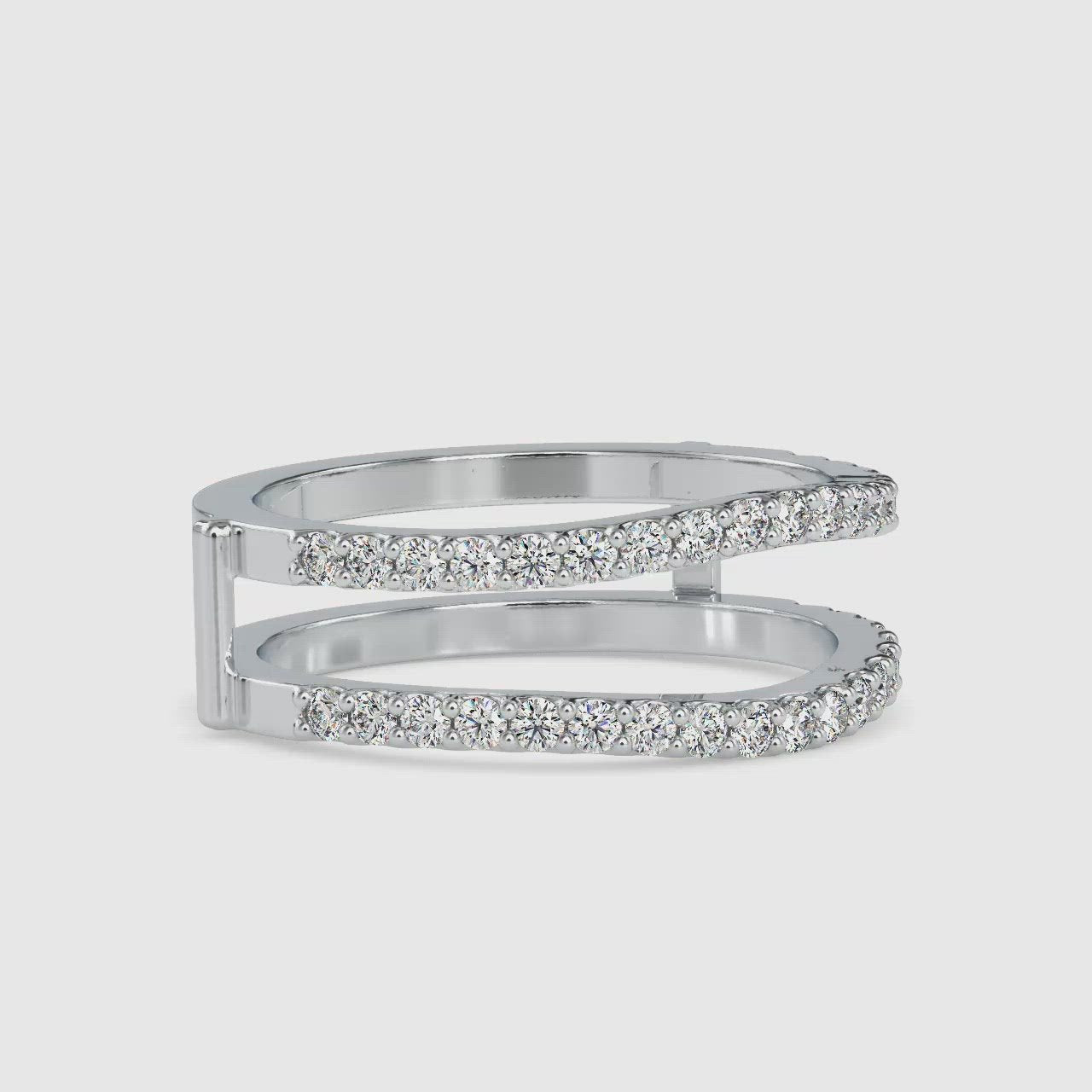 Designer Platinum Diamond Engagement Ring JL PT 0116