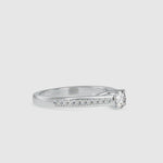 Load and play video in Gallery viewer, 0.30 cts. Raised Solitaire Platinum Engagement Ring JL PT G-120
