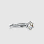 Load and play video in Gallery viewer, 0.50cts. Solitaire 6 Prong Platinum Engagement Ring JL PT 0181
