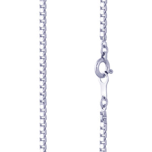 Japanese Plain Platinum Box Chain SJ PTO 702 in India