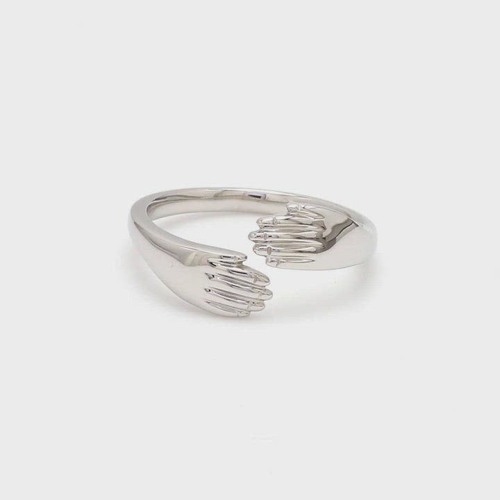 Platinum Hug Unisex Ring JL PT 938