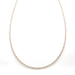 Load image into Gallery viewer, Japanese Sparkling Platinum &amp; Rose Gold Chain for Women JL PT CH 1067
