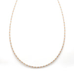 Load image into Gallery viewer, Japanese Sparkling Platinum &amp; Rose Gold Chain for Women JL PT CH 1067   Jewelove.US
