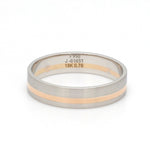 Load image into Gallery viewer, Platinum Ring with a Rose Gold Streak JL PT 1003
