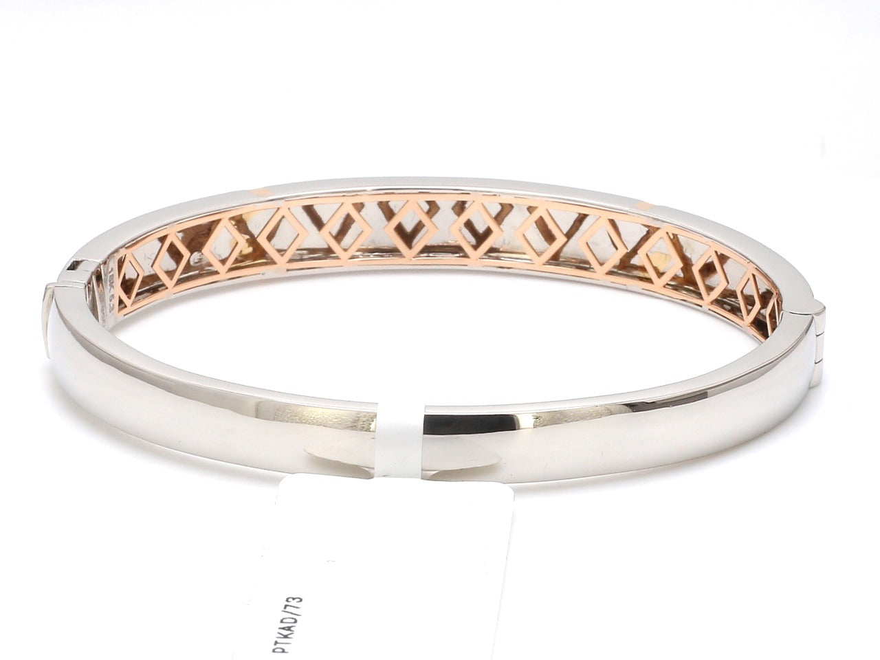 Designer Platinum & Rose Gold Chess Bracelet for Men JL PTB 1082   Jewelove.US