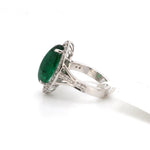 Load image into Gallery viewer, Natural Emerald Marquise Cut with Diamond 18k Gold Ring JL AU AIS0424   Jewelove
