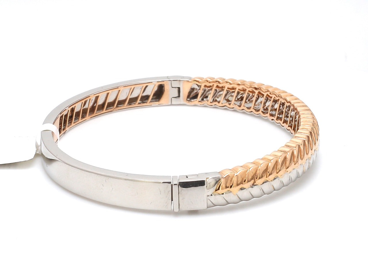 Platinum & Rose Gold Bracelet for Men JL PTB 1096