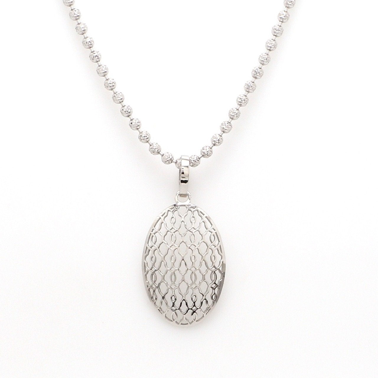 Designer Filigree Platinum Pendant for Women JL PT P 208