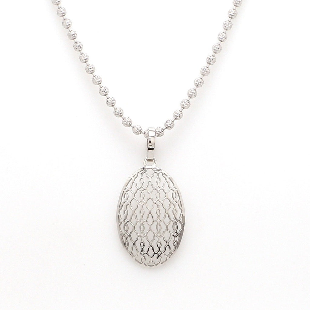 Designer Filigree Platinum Pendant for Women JL PT P 208   Jewelove.US